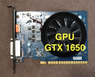 ビデオカード GTX 1650