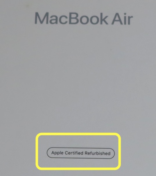 macbook air m1 refurbished