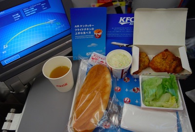 JAL成田・サンディエゴ線の機内食