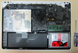Mac Book SSD 交換