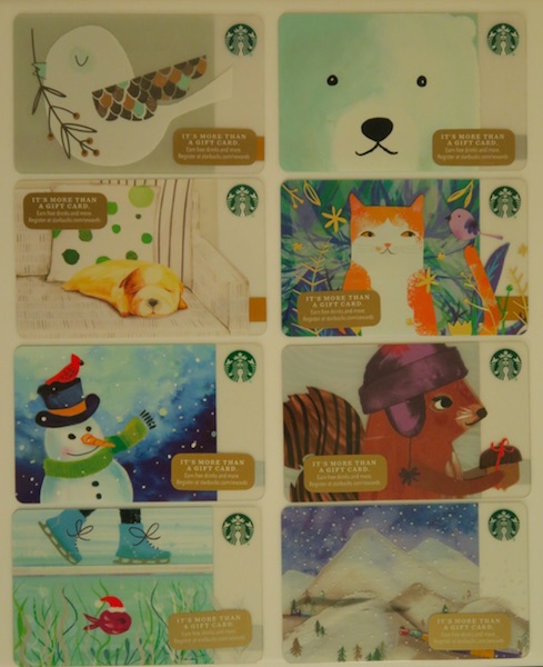 Starbucks ギフトカード 2016年 Holiday