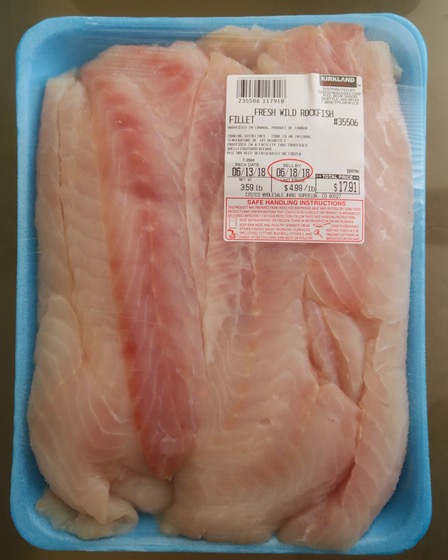 アメリカのスーパーの魚 Rockfish
