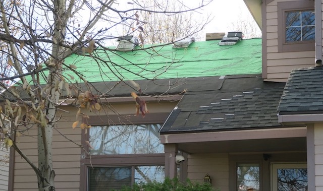 屋根の交換　ひょうの被害