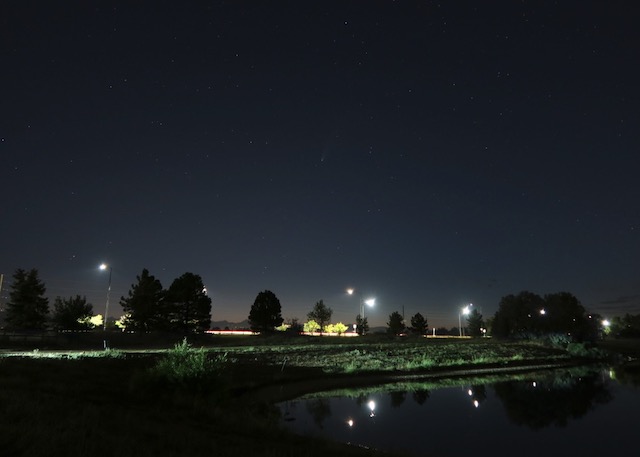 ネオワイズ彗星 コロラド州 ルイスビル市で撮影 2014年7月20日 Canon G7X Mark III