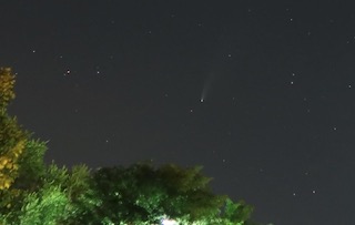 ネオワイズ彗星 コロラド州 ルイスビル市で撮影 2014年7月20日 Canon G7X Mark III