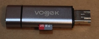 MicroSD XC カード アダプター USB3