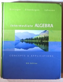 アメリカの高校 Algebra  の教科書