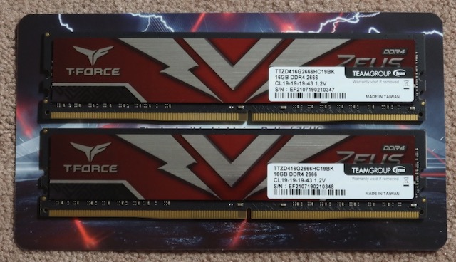 パソコンのメモリ増設 32GB Dell G5