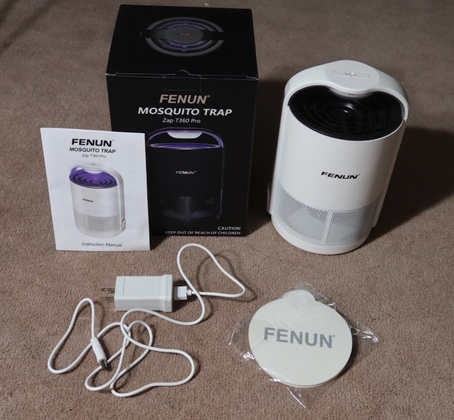FENUN Fly Traps 電撃殺虫器 蚊取り器 UV光源誘引式