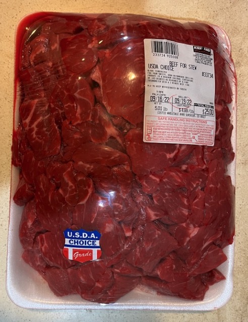 アメリカ COTSCO の牛肉の価格　インフレ