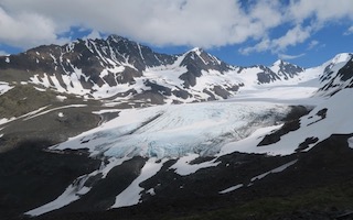Crow Pass Trail 氷河