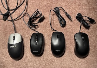 USB マウスの比較