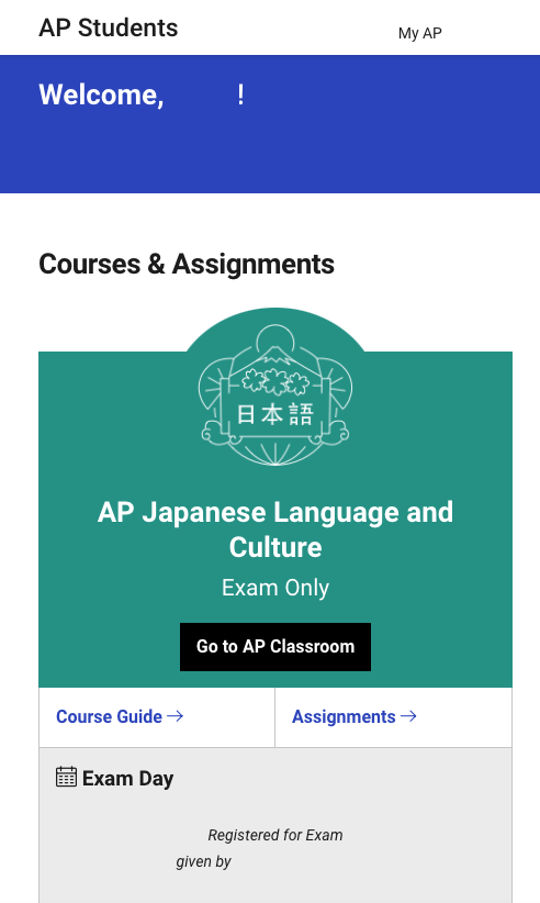 AP Japanese Exam 登録 College Board