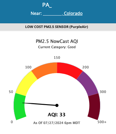 AQI 空気モニター PM2.5