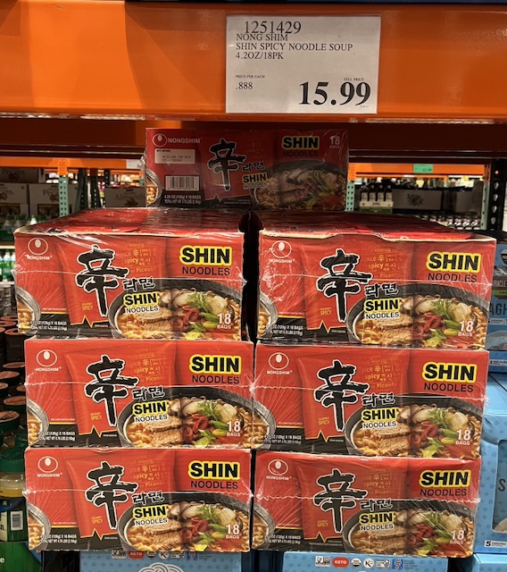 アメリカ コスコ COSTCO の商品 辛ラーメン