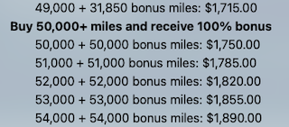 ユナイテッド航空 マイル購入で100%ボーナスマイル付与 2024年1月27日まで