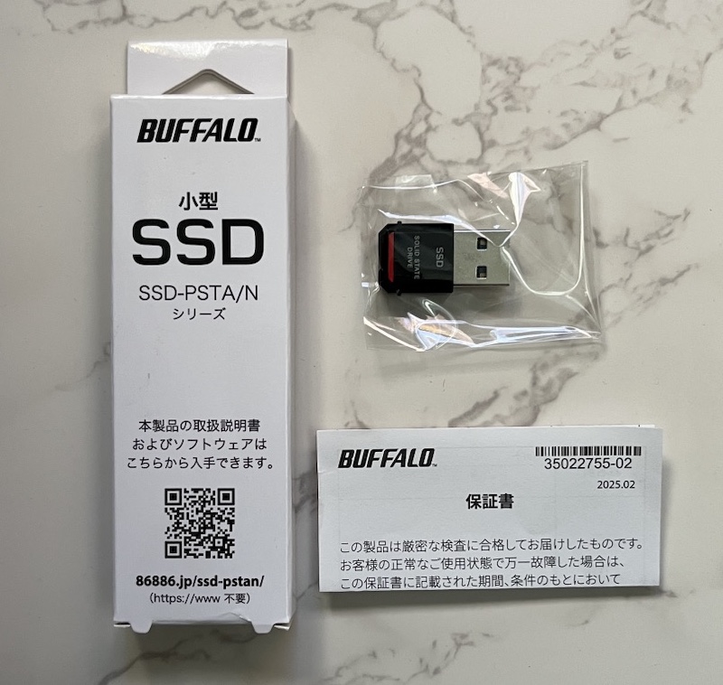 バッファロー SSD 外付け 1TB 極小 SSD