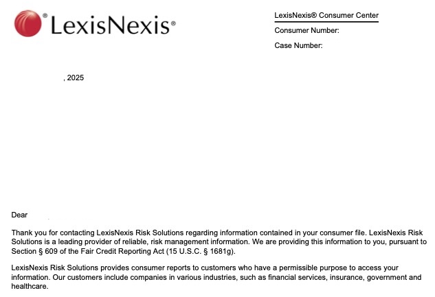 Lexis Nexis 保険クレーム歴 取得