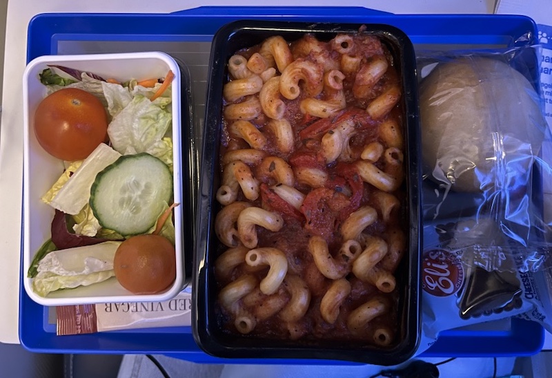 UA ユナイテッド航空 デンバー 成田 直行便 機内食