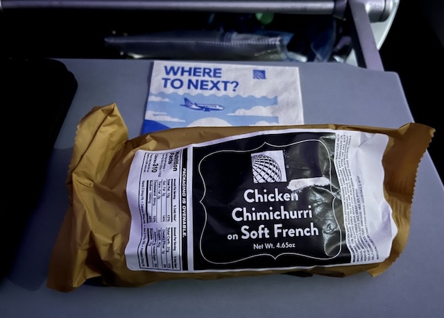 UA ユナイテッド航空 デンバー 成田 直行便 フライト 機内食 UA-142 UA-143
