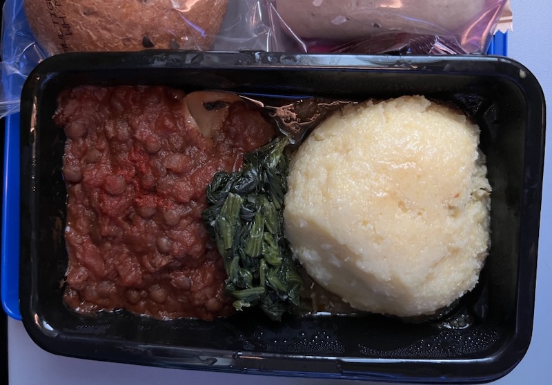 UA ユナイテッド航空 デンバー 成田 直行便 フライト 機内食 UA-142 UA-143