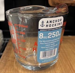 軽量カップ Anchor Hocking 製ガラス