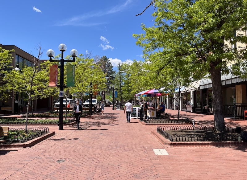 コロラド大学 ボルダー Boulder ダウンタウン
