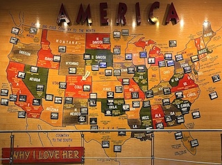 アメリカの州マップ Denver 国際空港