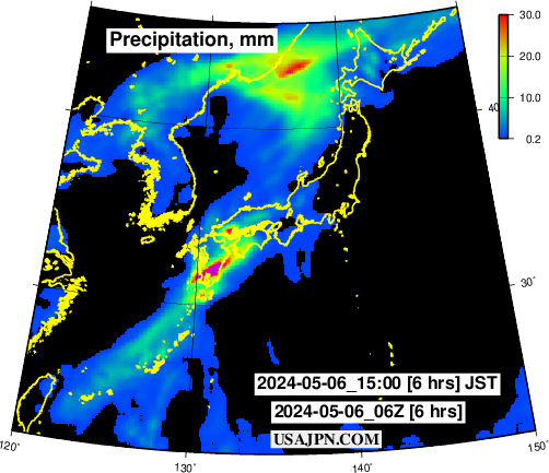 JAPAN Precipitation Forecast